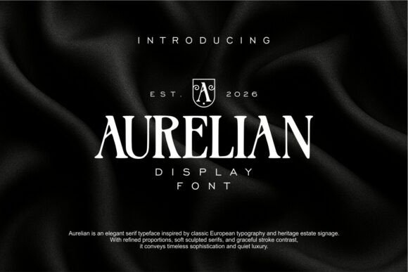 Aurelian: Elegant Serif Typeface for Marketers