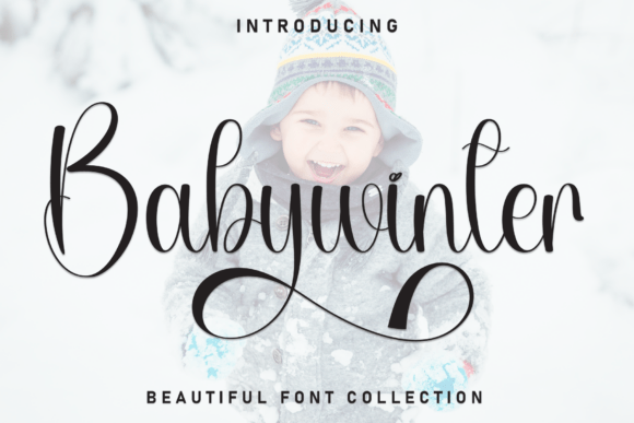 Babywinter: A Whimsical Script Font for Editorial Design