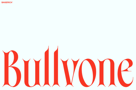 Bullvone: A High-Contrast Serif Typeface for Modern Web Design