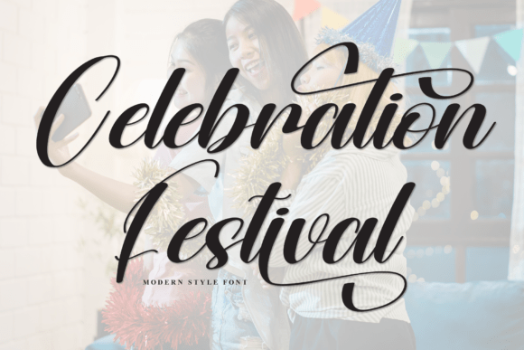 Celebration Festival Font for Handmade Brands