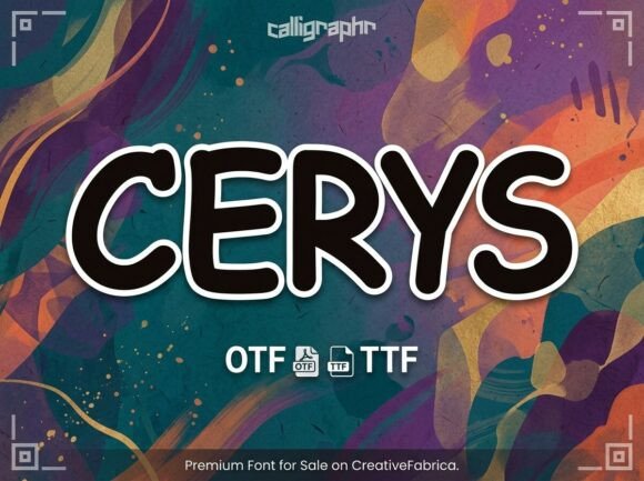 Cerys Typeface: A Modern Display Font for Web Design