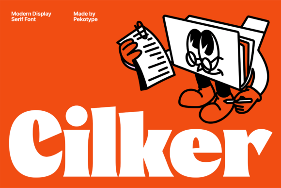 Cilker Typeface for Bold Brand Identity