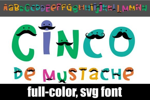 Cinco De Mustache: A Playful Display Typeface for Editorial Design