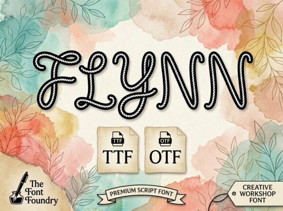 Flynn: The Premium Display Script for Bold Branding