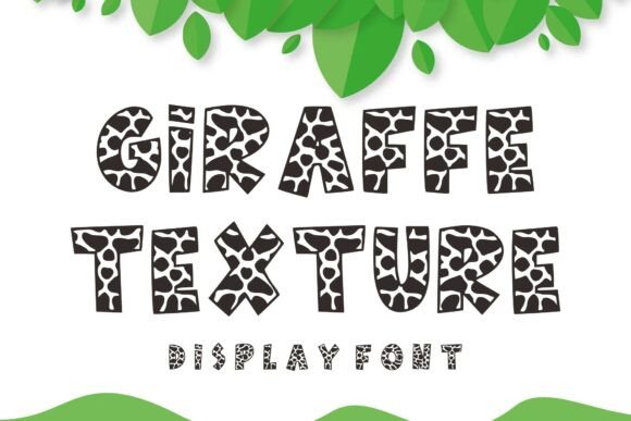 Giraffe Texture Font: Design, Uses & Download Guide