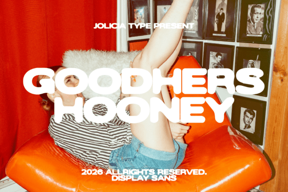 Goodhers Hooney: A Retro Display Typeface for Modern Editors