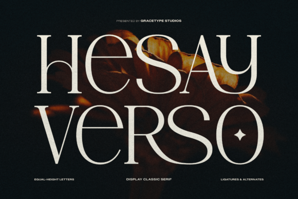 Hesay Verso: A Premium Serif Typeface for Modern Branding