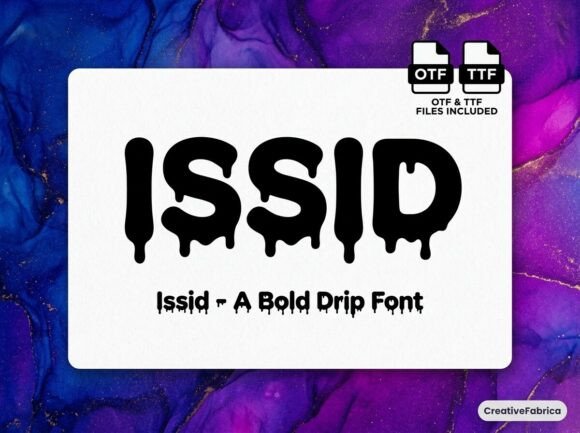 Issid: A Decorative Typeface for Makers