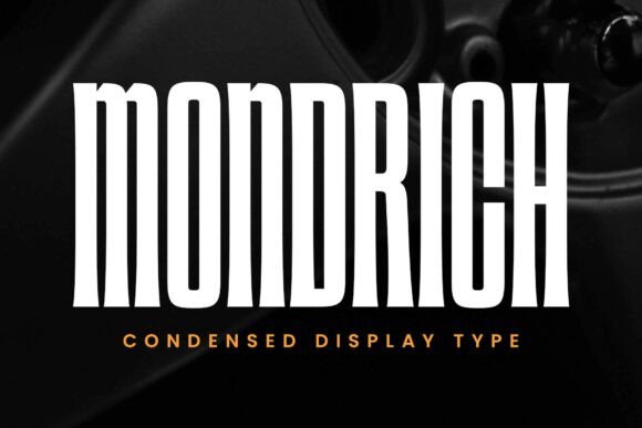 Mondrich Typeface for Bold Business Branding