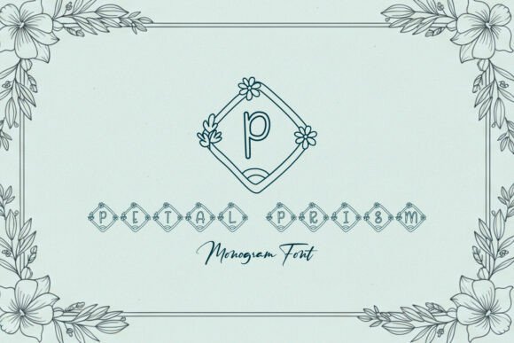 Petal Prism: A Decorative Display Font for Web Design