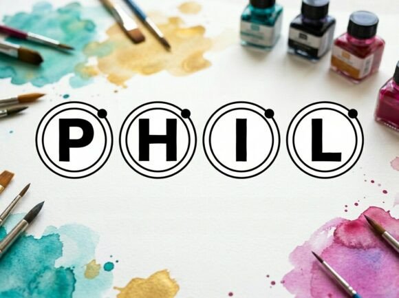 Phil: A Decorative Display Font for Makers