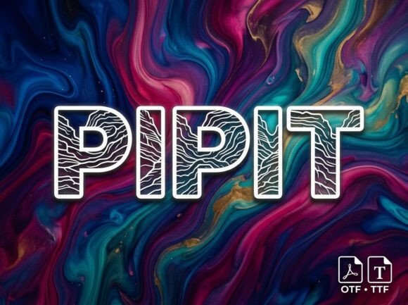 Pipit Display Font for Handmade Brands