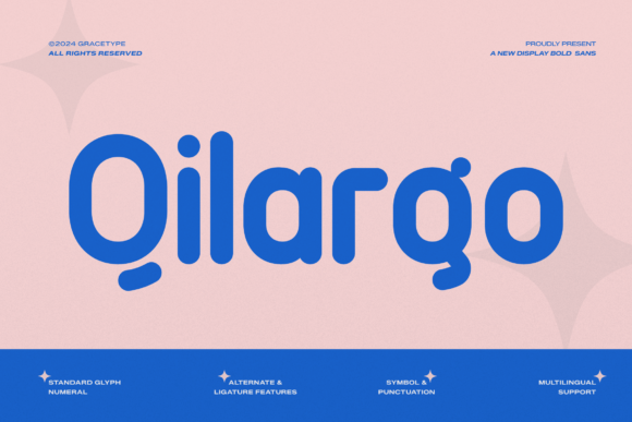 Qilargo: A Bold Sans Serif Typeface for Modern Editorial Design