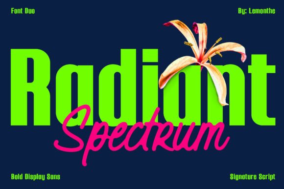 Radiant Spectrum Font for Modern Branding