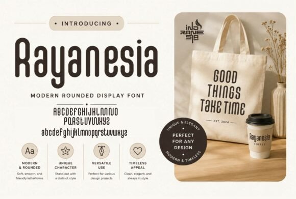 Rayanesia Font Review for Modern Makers