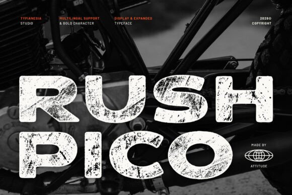 Rushpico: The Bold Stamp Font for Modern Branding