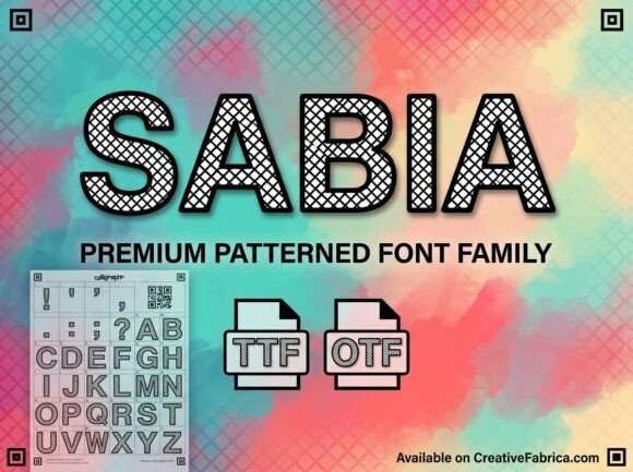 Sabia: A Decorative Font for Bold Branding