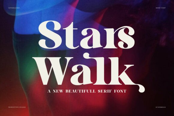 Stars Walk Serif Font for Elegant Branding