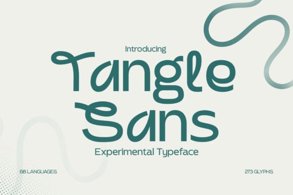 Tangle Sans: The Experimental Typeface for Bold Branding
