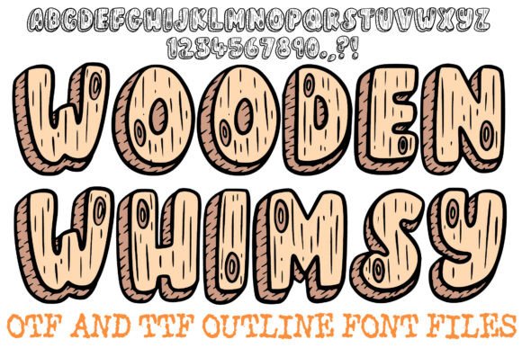 Wooden Whimsy: A Rustic Display Font for Editorial Design